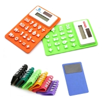 Silicone Foldable Solar Calculator