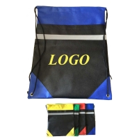 Non-woven Reflective Drawstring Backpack