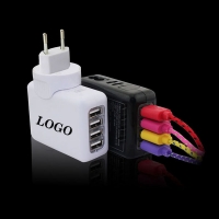 4 USB Travel Power Adapter