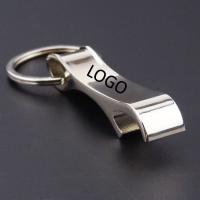 Metal Coco Shape Bottle Opener With Keyring