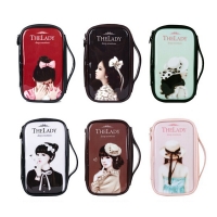 Korean The Lady  Organizer Makeup Bag