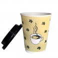 Disposable Ripple Hot Paper Cups