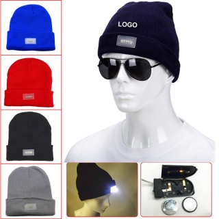 Knitted LED Beanie Cap