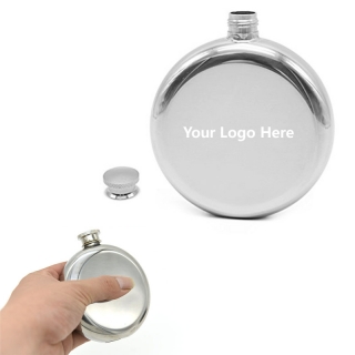 Round Shape Pocket Flask