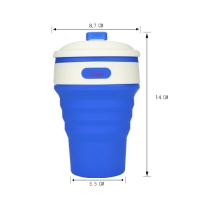 12 OZ Silicone Mug With Lid