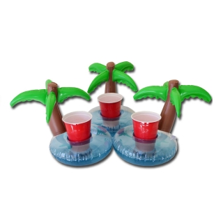 Inflatable Palm Tree Cup Holder