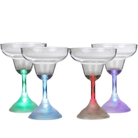 LED Light Up Flashing Plastic Cocktail Glasses