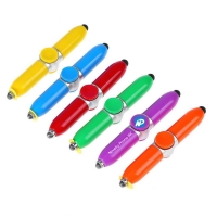 Plastic Fidget Pen With LED Light