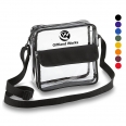 Clear Cross-Body Messenger Shoulder Bag