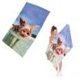 Full Color Imprint Soft Rectangle Beach Large Towel Blanket